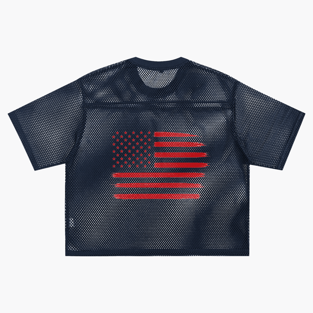 See-through Boxy Net T-Shirt