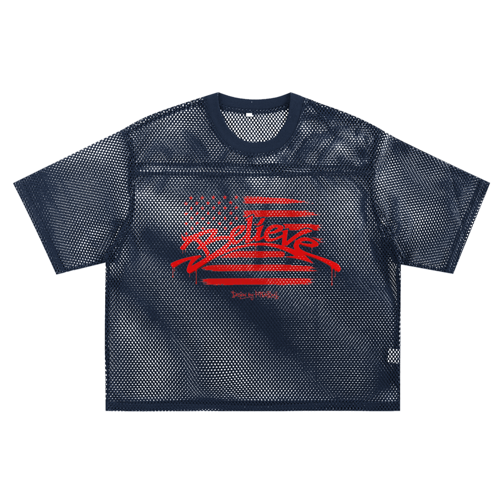 See-through Boxy Net T-Shirt