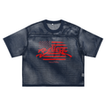 See-through Boxy Net T-Shirt