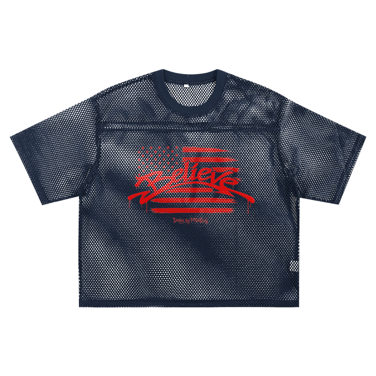 See-through Boxy Net T-Shirt