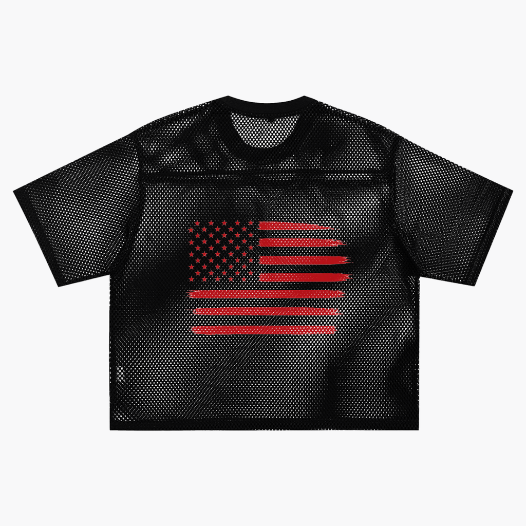 See-through Boxy Net T-Shirt