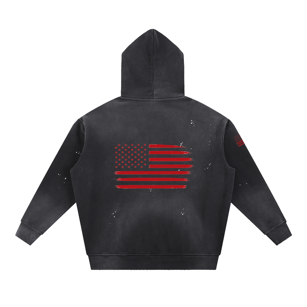 Believe Frayed Hoodie