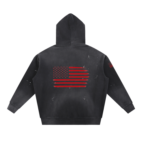 Believe Frayed Hoodie