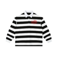 Color Block Stripe Polo Shirt